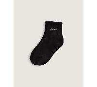 Vans - Kids Classic Script Half Crew Socks (1 Pairs), Black, Size: XXS (10-12.5 )