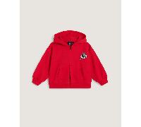 Vans - Kids Dumpster Raccoon Zip Hoodie (2-8 years), Red, Size: 6-7Y