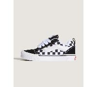 Vans - Kids Knu Skool Checkerboard Shoes (4-8 Years), Black, Size: 12