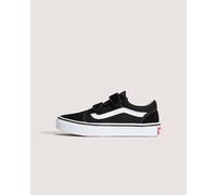 Vans Old Skool V Shoes Pure Black White Kids - 29