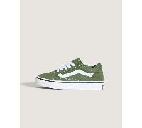 Vans - Kids Old Skool Shoes (4-8 Years), Green, Size: 13