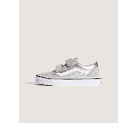 Vans - Kids Old Skool V Shoes (4-8 Years), Grey, Size: 2