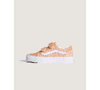 Vans - Kids Old Skool V Shoes (4-8 Years), Orange, Size: 13