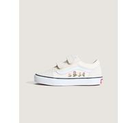 Vans - Kids Old Skool V Shoes (4-8 years), White, Size: 12