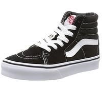 Vans Kids SK8- Hi Black White Suede Trainers,2 UK(33 EU)
