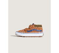Vans - Kids Sk8-Mid Shoes (4-8 Years), Orange, Size: 13.5