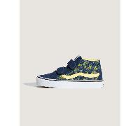 Vans - Kids Sk8-Mid V Shoes (4-8 Years), Blue, Size: 12