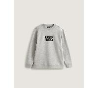 Vans - Kids Stretch Logo Crew Sweatshirt (8-14 Years), Grey, Size: L