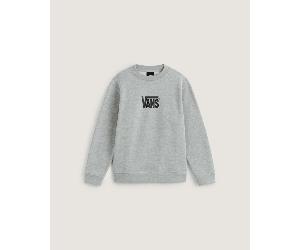 Vans - Kids Stretch Logo Crew Sweatshirt (8-14 Years), Grey, Size: L