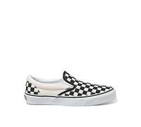 Vans Kids Unisex Classic Slip-On Checkerboard Trainer - Black/White, Black/White, Size 12 Black/White