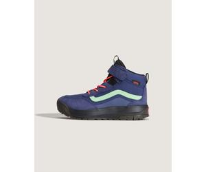 Vans Kids Unisex Mte Mini Crest Sneakers - Navy Leather - Size UK 11 Kids