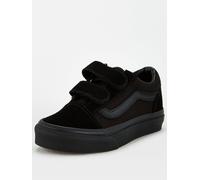 Vans Kids Unisex Old Skool Trainers, Black, Size 11 Younger Black