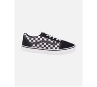 (12K UK, Black/White) Vans Kids Juniors Ward Checkered Low Top Casual Trainers Shoes - Black/White