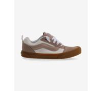 Vans Knu-Skool Shoes Brown White Kids - 35
