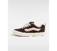 Knu Skool Leather Trainers Brown/Pink