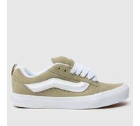 Vans Knu Skool Trainers in Khaki UK 6 (EU 39)