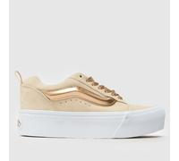 Vans Knu Stack Trainers in Gold UK 8 (EU 42)