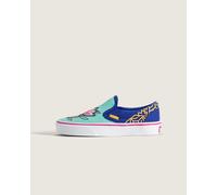 Vans - KPop Demon Hunters x Vans Big Kids Classic Slip-On Shoe (8-14 years), Blue, Size: 3.5