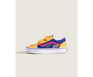 Vans - KPop Demon Hunters x Vans Kids Old Skool V Shoe (4-8 years), Yellow, Size: 2.5