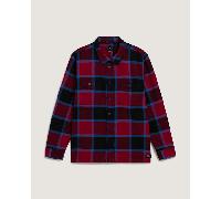 Vans - Larkspur Flannel Shirt, Man, Burgundy, Size: XL
