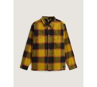 Vans - Larkspur Plaid Flannel Shirt, Man, Gold, Size: XS