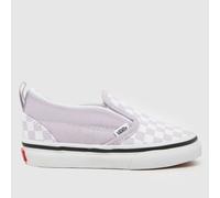 Vans Lilac Classic Slip-On V Girls Toddler Trainers UK 9 (EU 26)