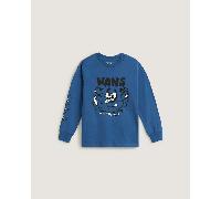 Vans - Little Kids Dizzy Bear Long Sleeve T-Shirt (4-8 years), Blue, Size: 5-6Y