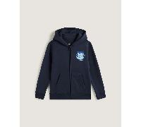 Vans - Little Kids Dizzy Bear Zip Hoodie (4-8 years), Blue, Size: 5-6Y