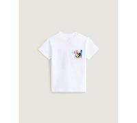 Vans - Little Kids Yolo Penguin T-Shirt (2-8 Years), White, Size: 6-7Y
