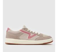 Vans Lowland CC Trainers in White & Pink UK 3 (EU 35)