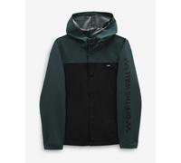 Vans Luc Block Hooded Jacket Dark Green Black - M