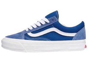 Vans LX Old Skool Men's Trainers, Blue Suede, VN000D560QY1