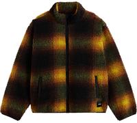 Vans - Men's sherpa zip-up Jumper - Heights Sherpa Full Zip Black/Herritage Mustard for Men - Size L Black L