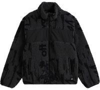 Vans - Men's sherpa zip-up Jumper - Stiller Sherpa Full Zip Asphalt/Black for Men - Size L Black L