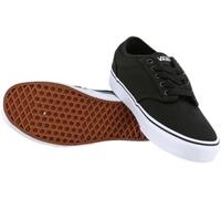 Vans Men's Atwood Casual Canvas Skate Shoes Trainers BNIB, Black / White - UK 7