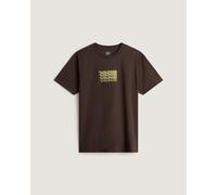 Vans Mens Ascending Short Sleeves Tee - Dark Brown Cotton - Size X-Large