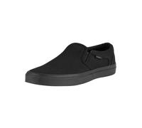 Vans Men's Mn Asher Sneaker, Black Canvas Black B, 8.5 UK