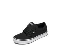 Vans Men's Atwood Trainers, Black Canvas Black White, 15 UK