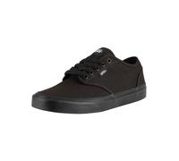 Vans Mens Size 6.5, Atwood Sneaker Triple Black Canvas Lace Up Shoes, Low Top Men's Trainers, Lightweight Old Skool Sneakers Skate Shoes (6.5 UK)