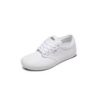 Vans Men's Atwood Sneaker, Canvas White/White, 14 UK