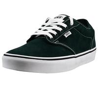 Vans Men's Atwood Sneaker, Suede Scarab/White, 7 UK