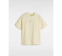 Vans Mens Blocked Box Loose T-Shirt - Yellow Cotton - Size X-Large