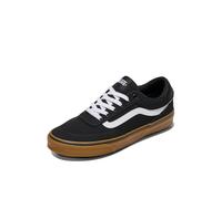 Vans Men's Brooklyn Ls Black and Gum 9 43