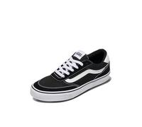 Vans Men's Brooklyn LS Sneakers Suede and Black and White 6