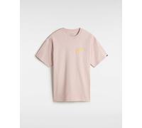 Vans Mens Brush Script Loose T-Shirt - Pink Cotton - Size X-Small