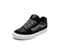 Vans Men's Caldrone Skate Doodle Trainers, Black/Orange, 8 UK