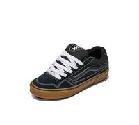 Vans Men's Caldrone Sneaker, Suede Mesh Black Gum, 10 UK