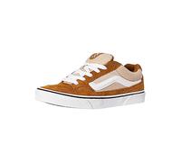 Vans Men's Caldrone Sneaker, Suede/Mesh Golden Brown, 7 UK