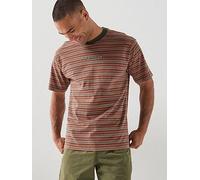 Vans Mens Cameron Stripe Short Sleeve Knit T-Shirt, Brown, Size Xl, Men Brown
