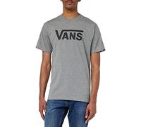 Vans Men's Classic Vans Drop V T-Shirt, Grey Heather-black, XS